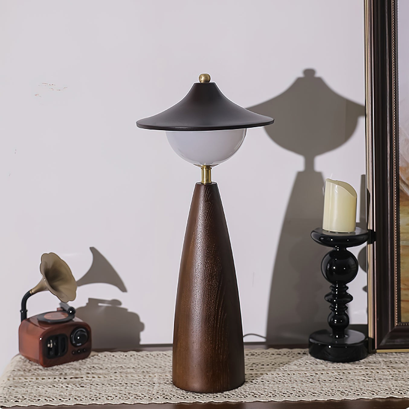 French Retro LED Bedside Table Lamp for Bedroom K719