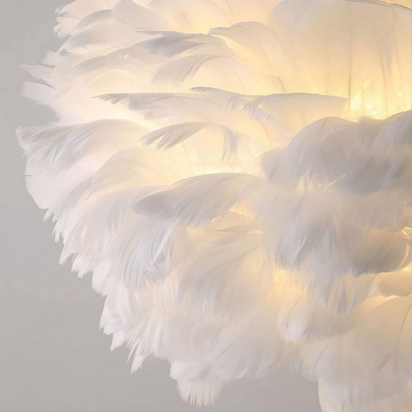Nordic Style Feather Table Lamp K208