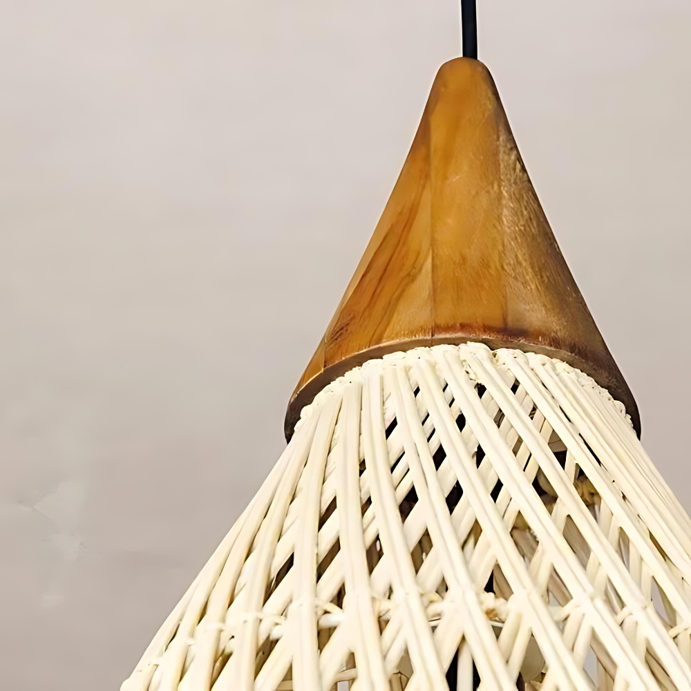 Handmade Rattan Tapestry Pendant Light D839