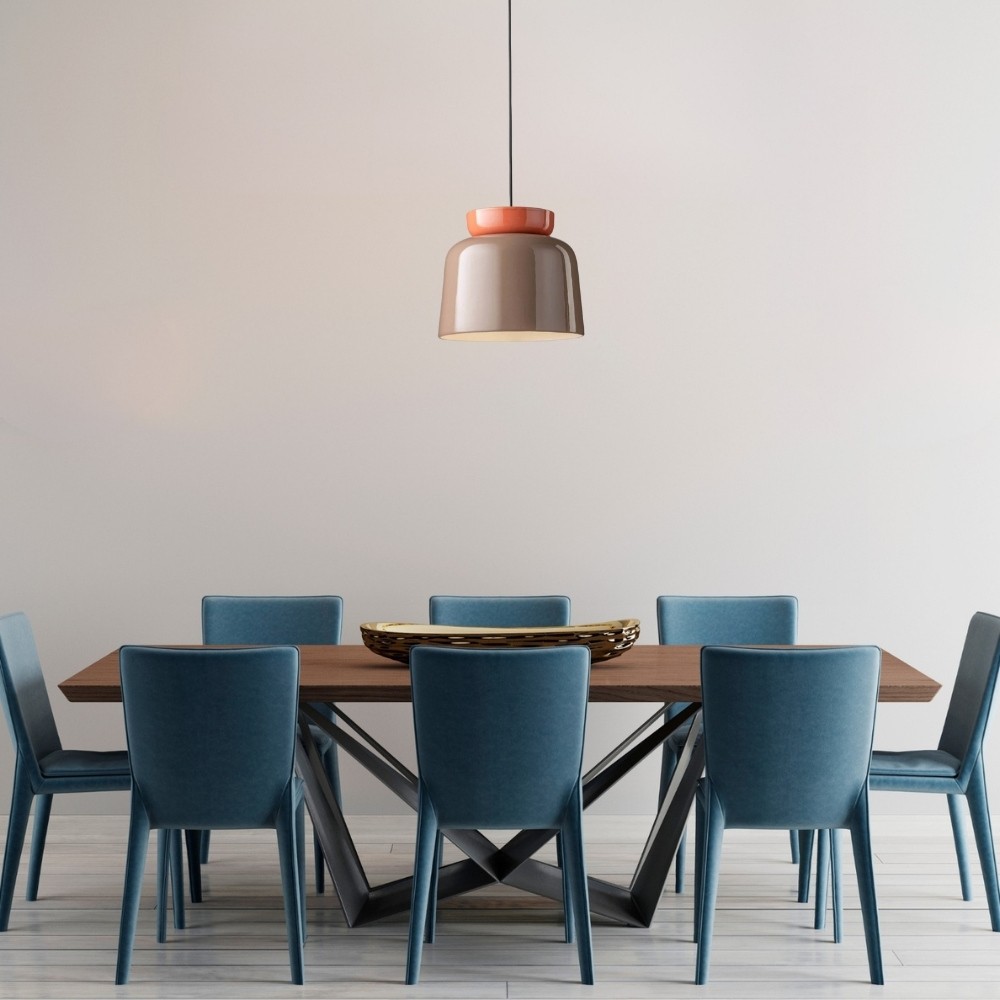 Scandinavian Corcovado Stained Pendant Light K909