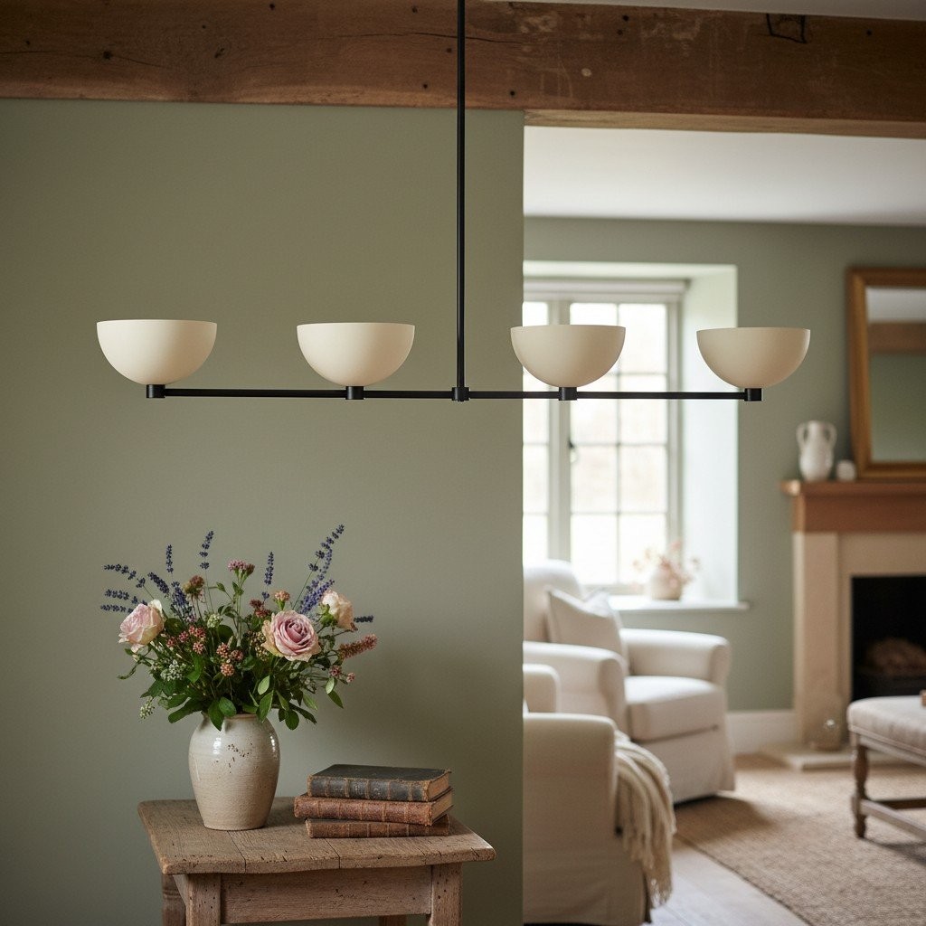 Metio Dome Elegant Chandelier Light - Decorative Ceiling Fixture for Home K1498