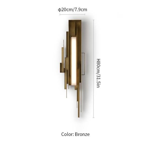 Metal Sculpted Wall Sconce
