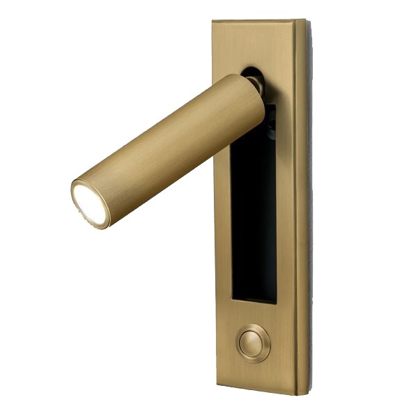 Modern Embedded Bedside Metal Wall Light