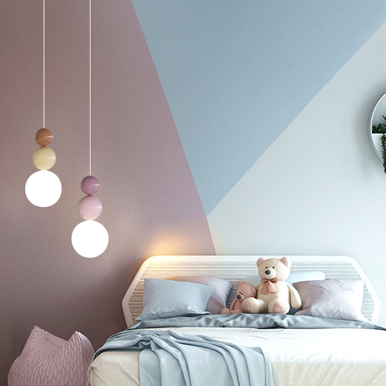 Modern Nordic Acrylic Multi Ball Pendant Light K155
