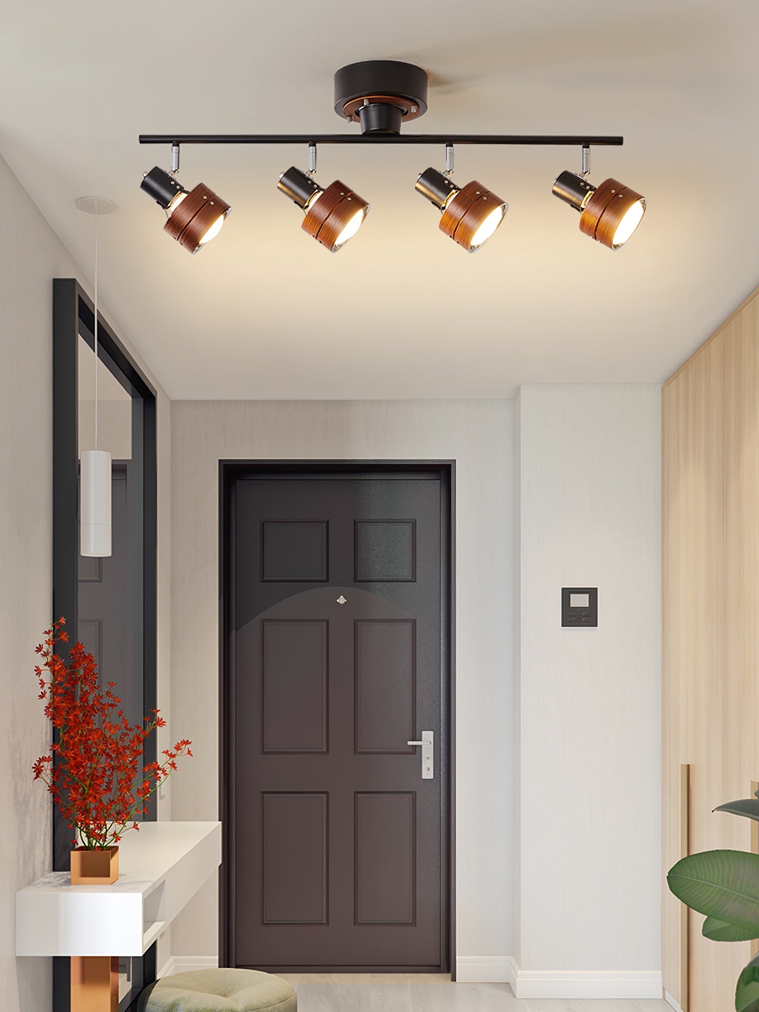 Nordic Cylindrical 4-Light Spotlight D415