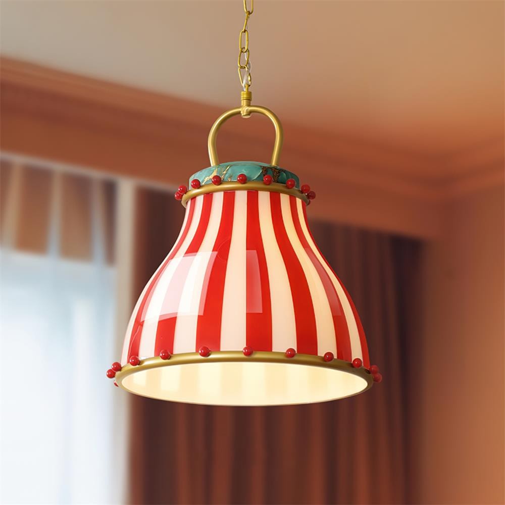 Festilo Playful Circus Glass Pendant - Stylish Hanging Light for Dining Room or Kitchen K322