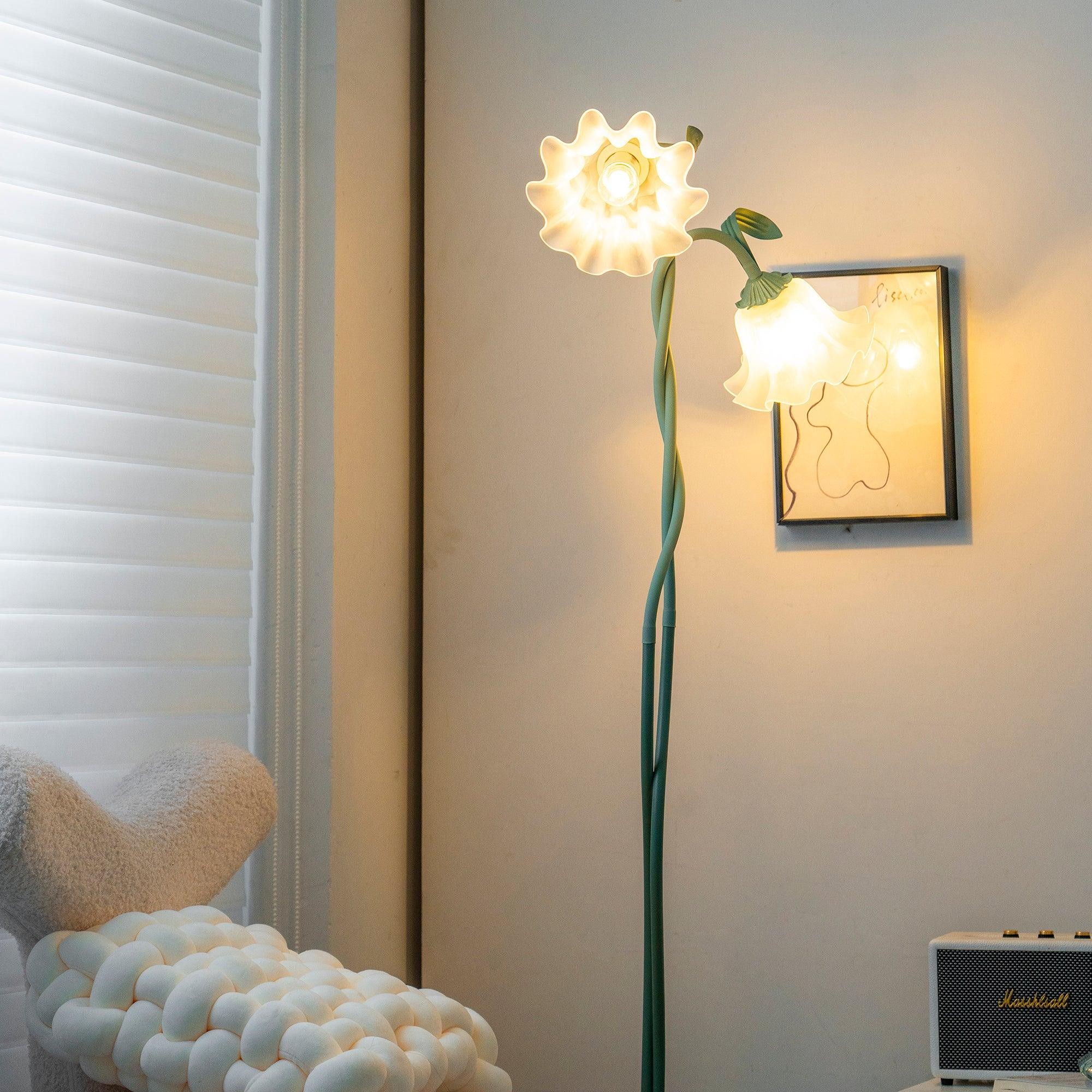 Creative Multi-Head Winding Flower Shape Floor Lamp K286