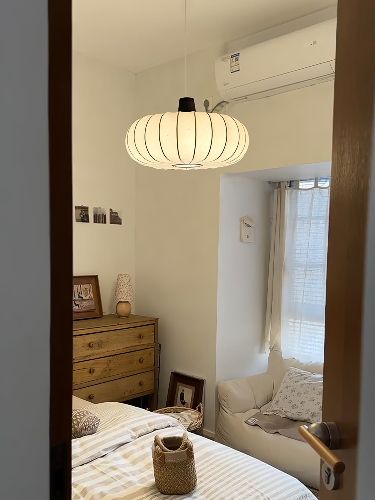 Classic Silk Lantern Pendant Light K665