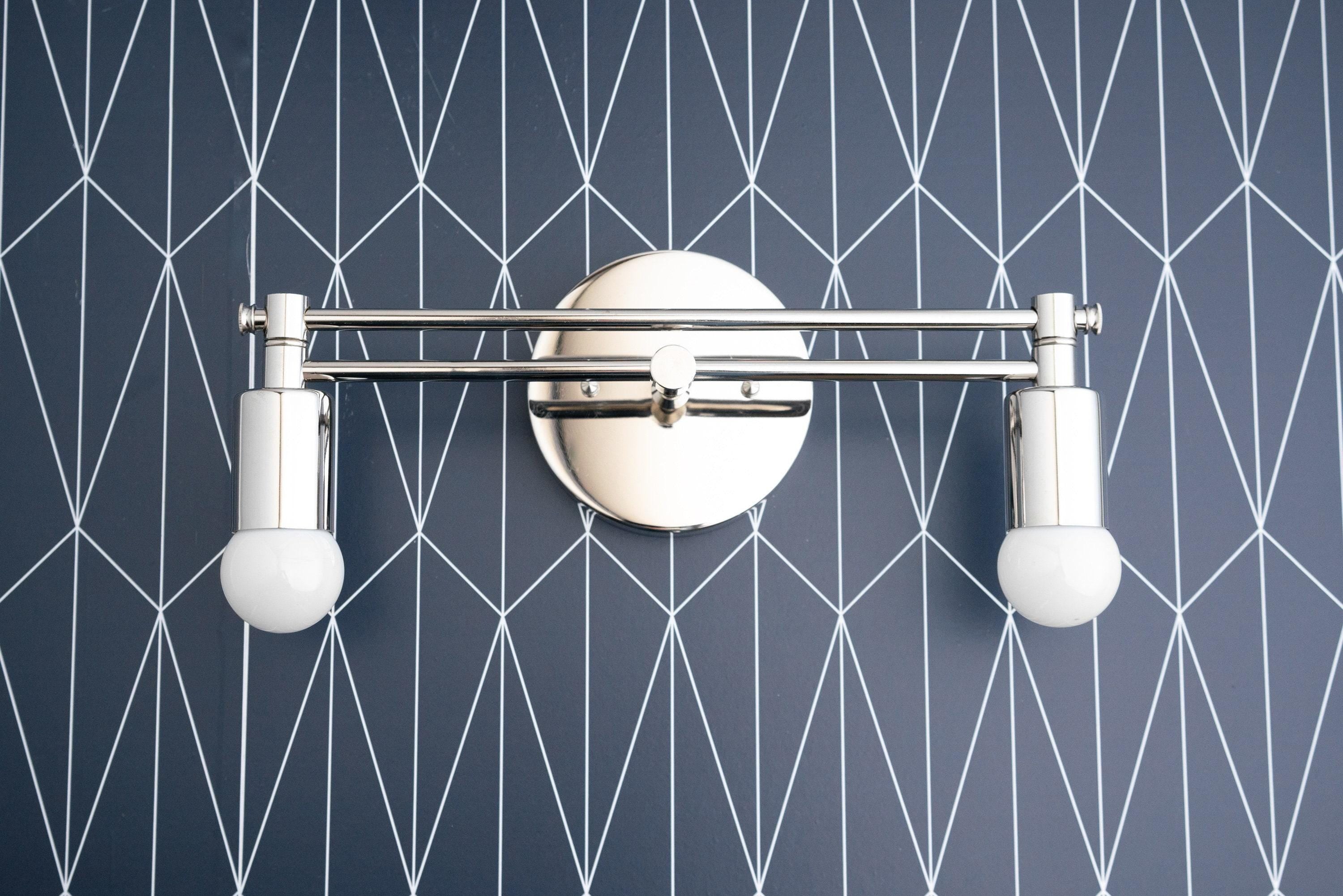 Mobilux Line Modern Vanity Light - Bathroom Wall Fixture in Art Deco Style K1487