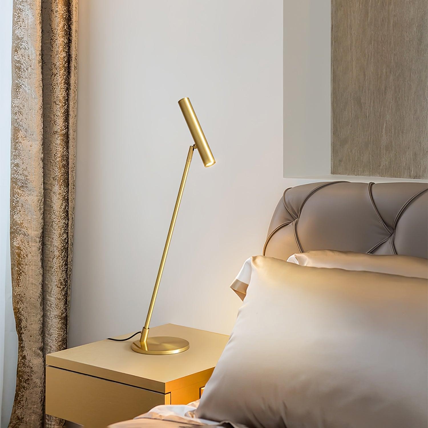Modern Minimalist Brass Adjustable LED Floor Lamp K707