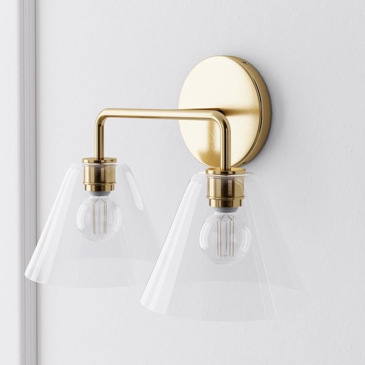 Conica Cone Wall Sconce - 1, 2, 3-Light Modern Glass Lighting K1398