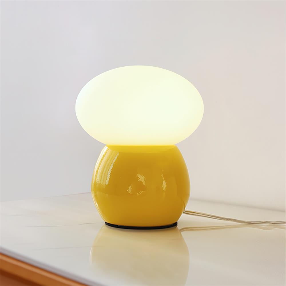 Modern Cream Style Mushroom Table Lamp K684