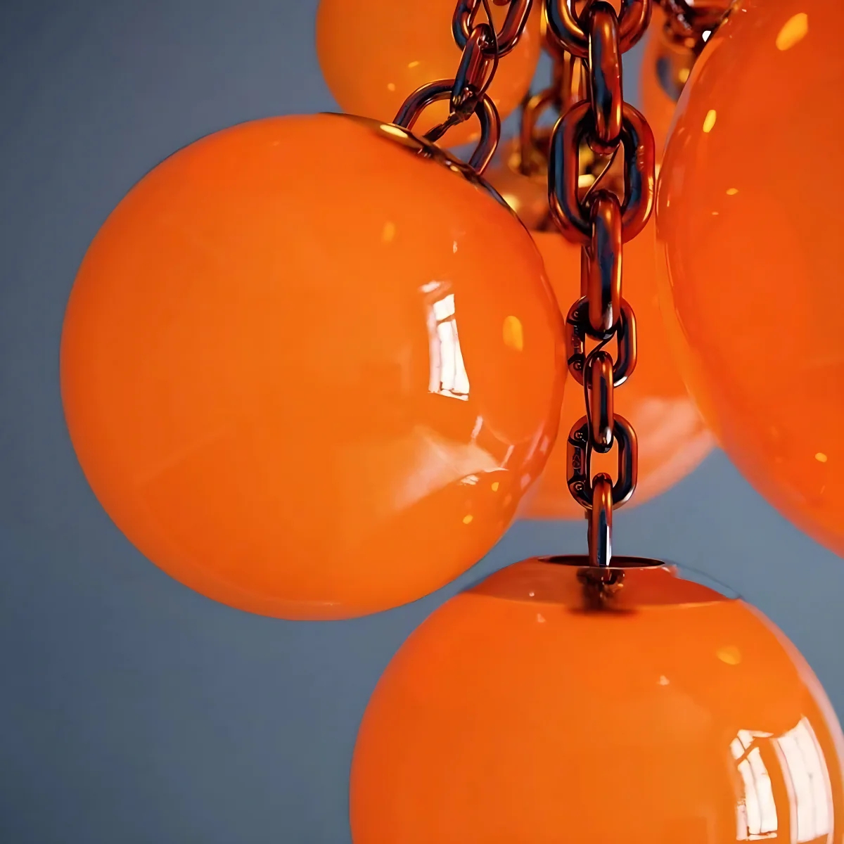 Modern Long Grape Glass Chandelier K2347