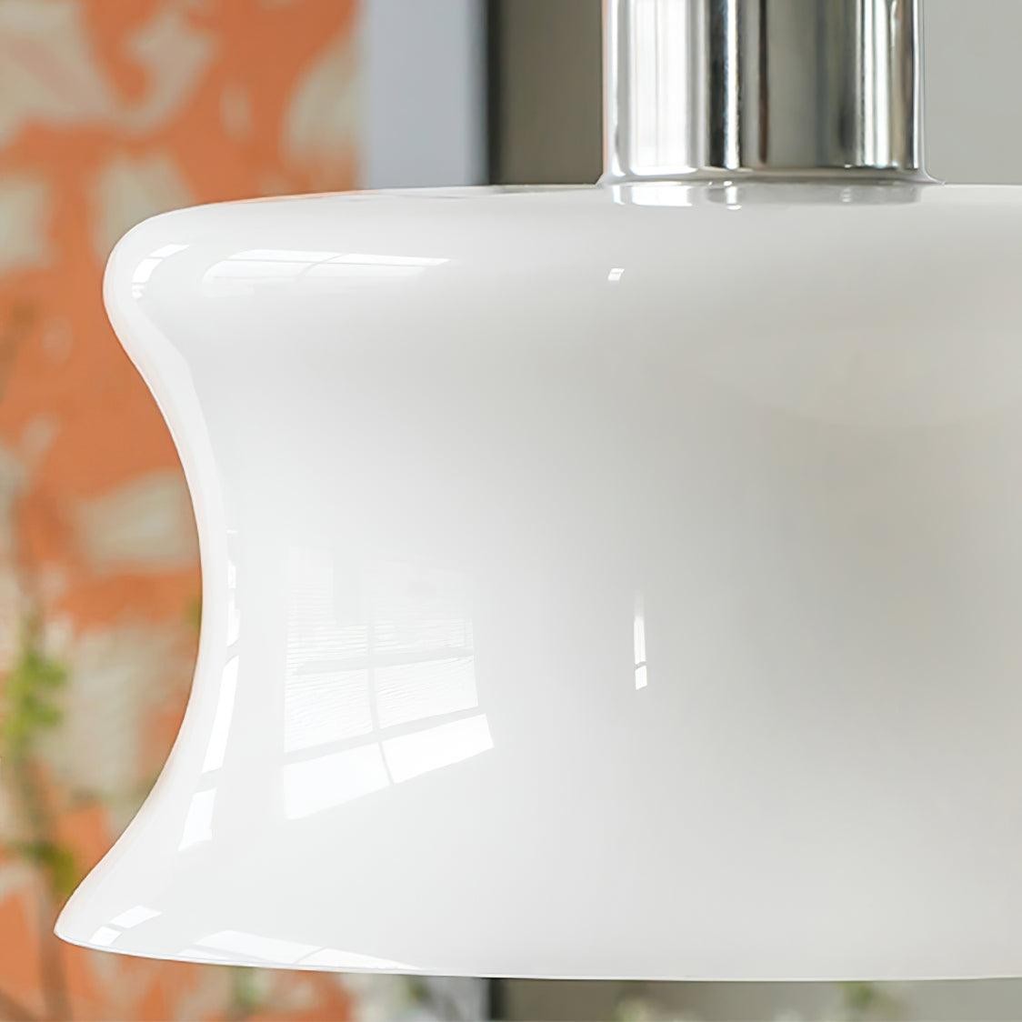French Vintage Glass Window Pendant Lamp K232