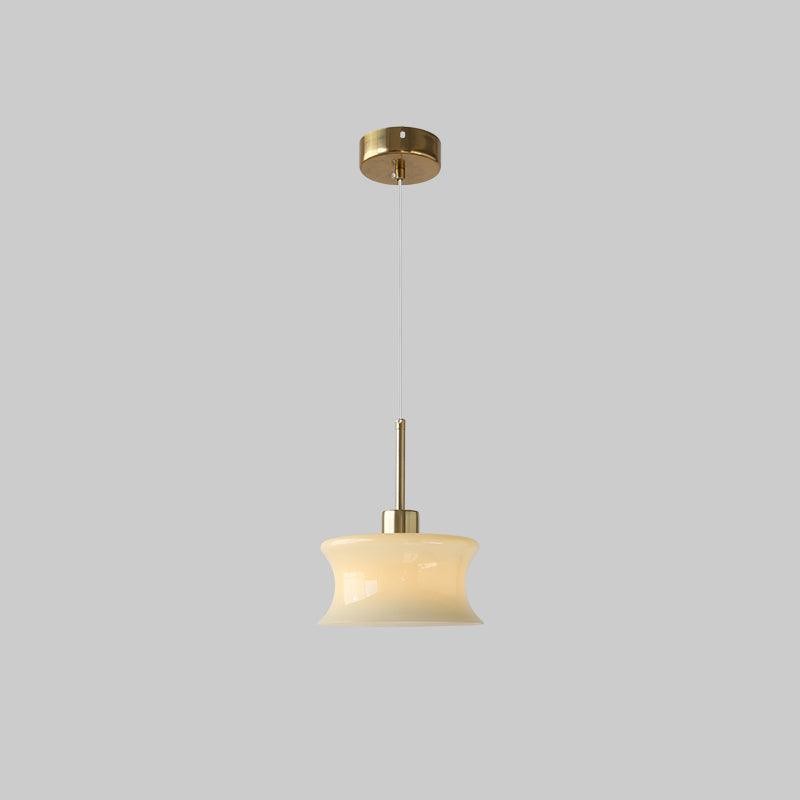 French Vintage Glass Window Pendant Lamp K232