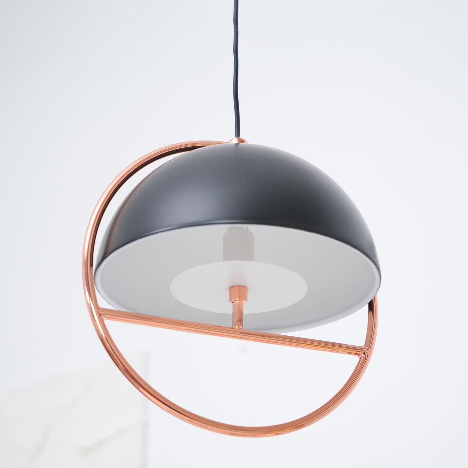 Nordic Hemispherical Ring Metal Pendant Lamp K426