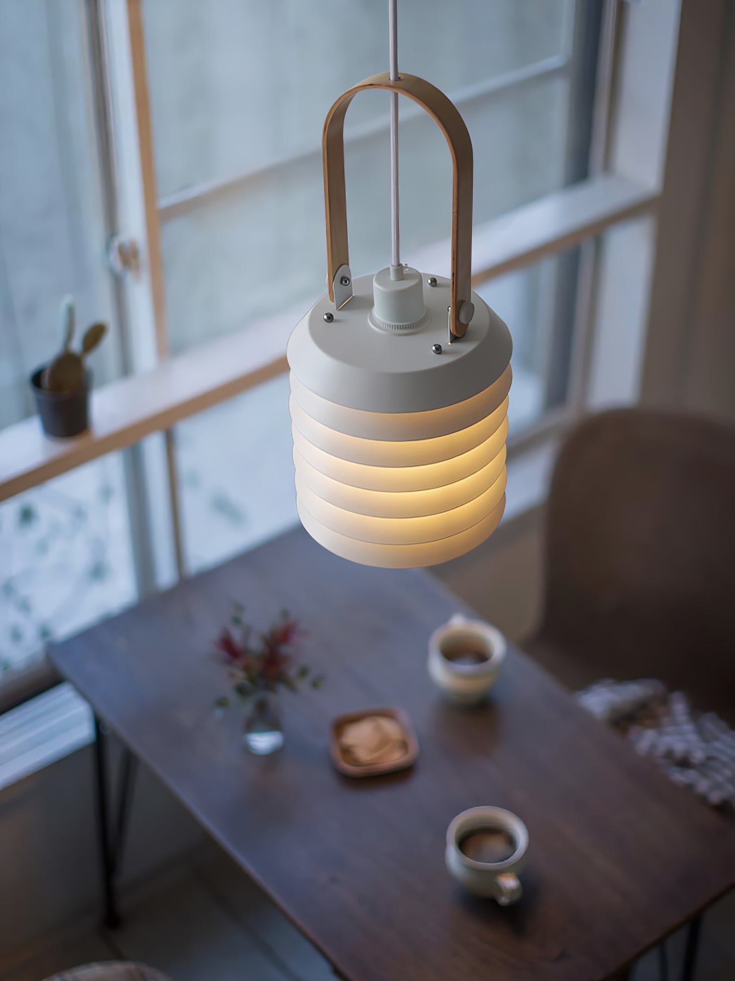 Minimalist Lantern Pendant Lamp D420