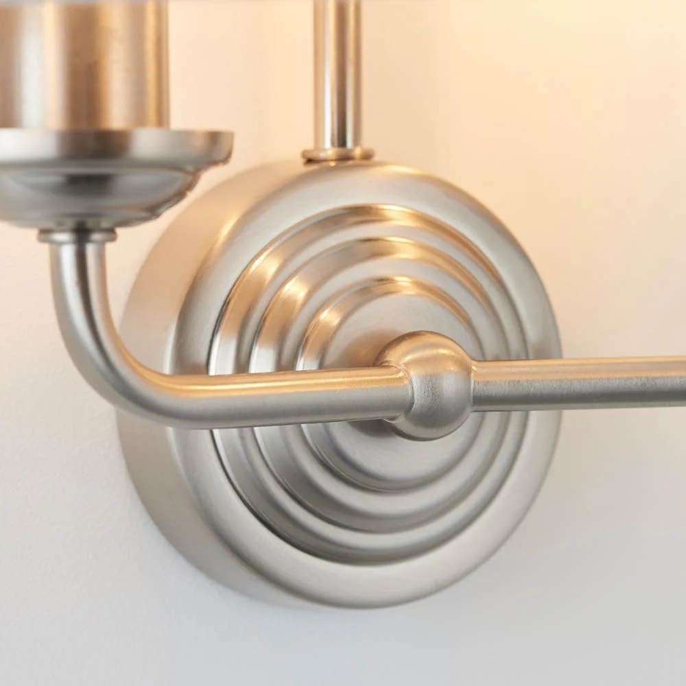 Tela Refined Metal and Fabric Wall Lamp - Timeless Style Wall Sconce for Hallway or Entryway K1796