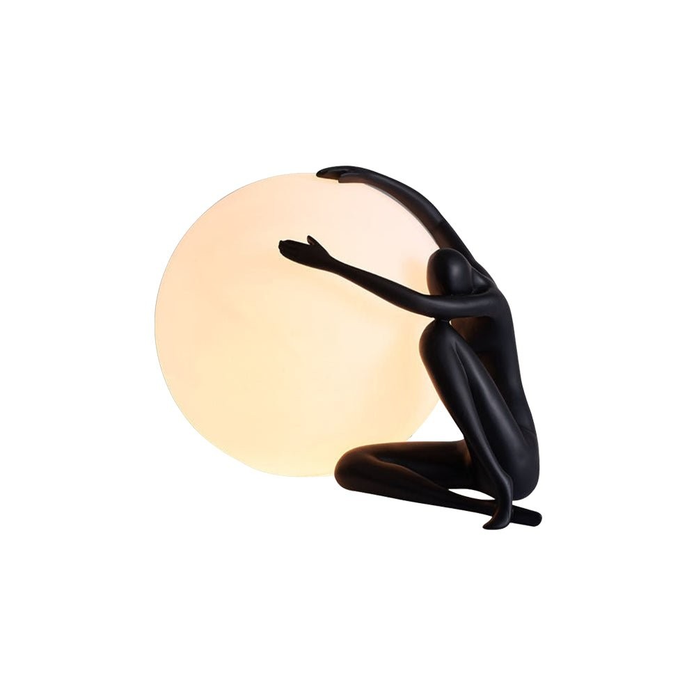 Humanoid Ball Holding Table Lamp K217