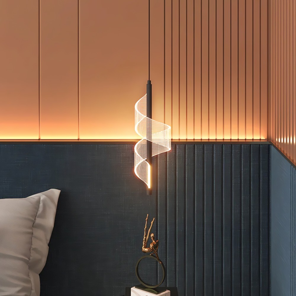 Spiral Modern Led Pendant Light For Kitchen K17