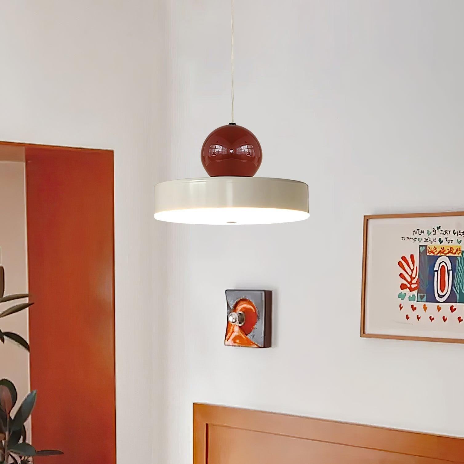 Modern Minimalist Round Led Pendant Light For Kitchen Island K568