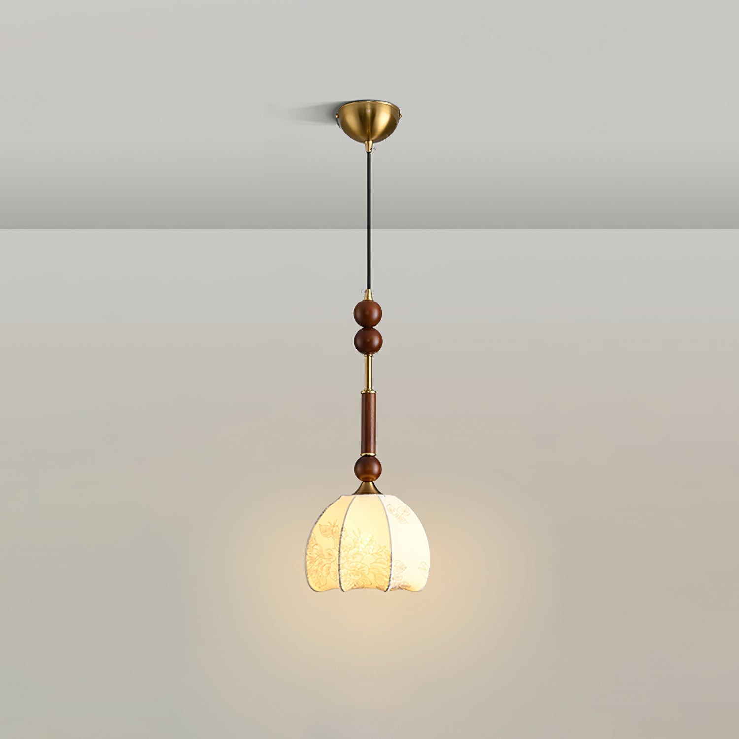 Retro Solid Wood Series Pendant Lamp K637