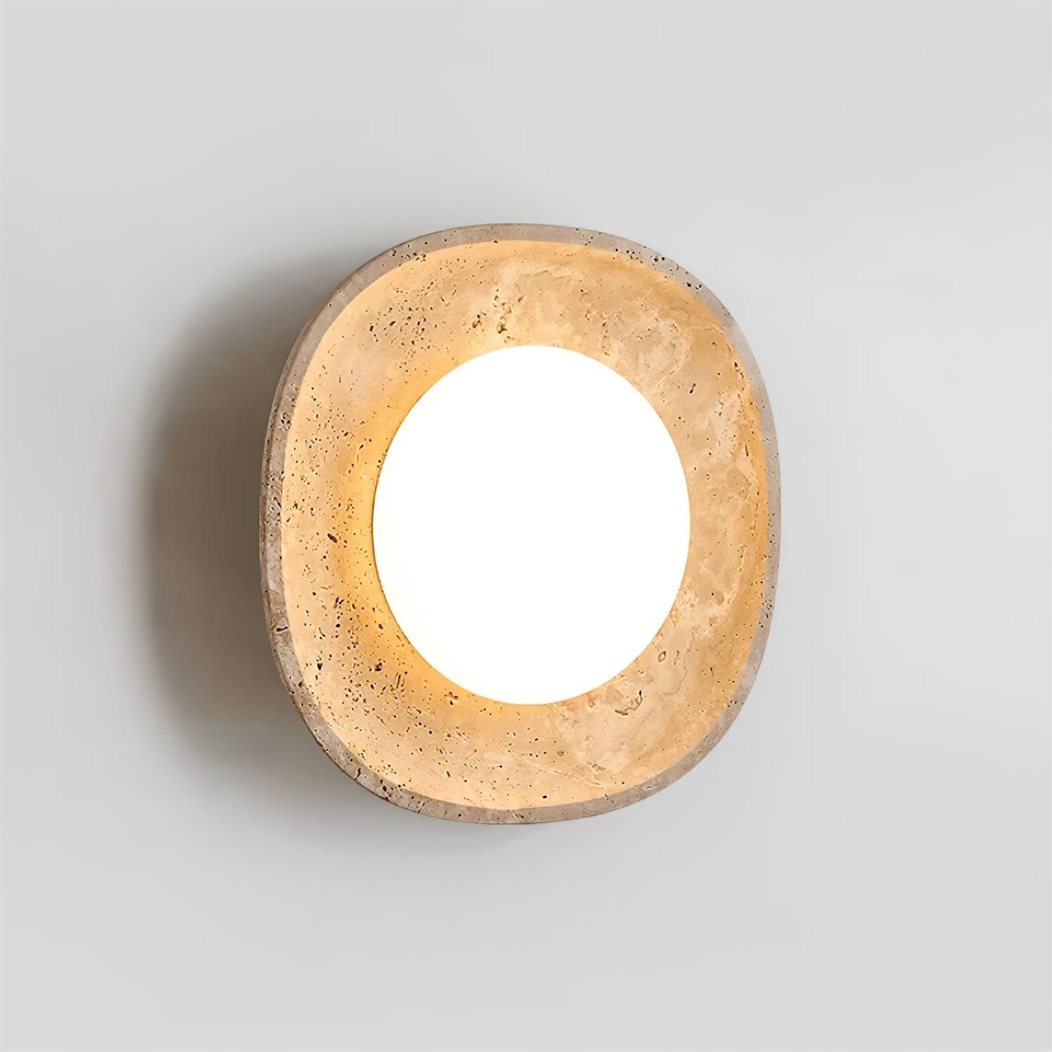 Japanese Style Wabi-Sabi Stone Wall Lamp K376