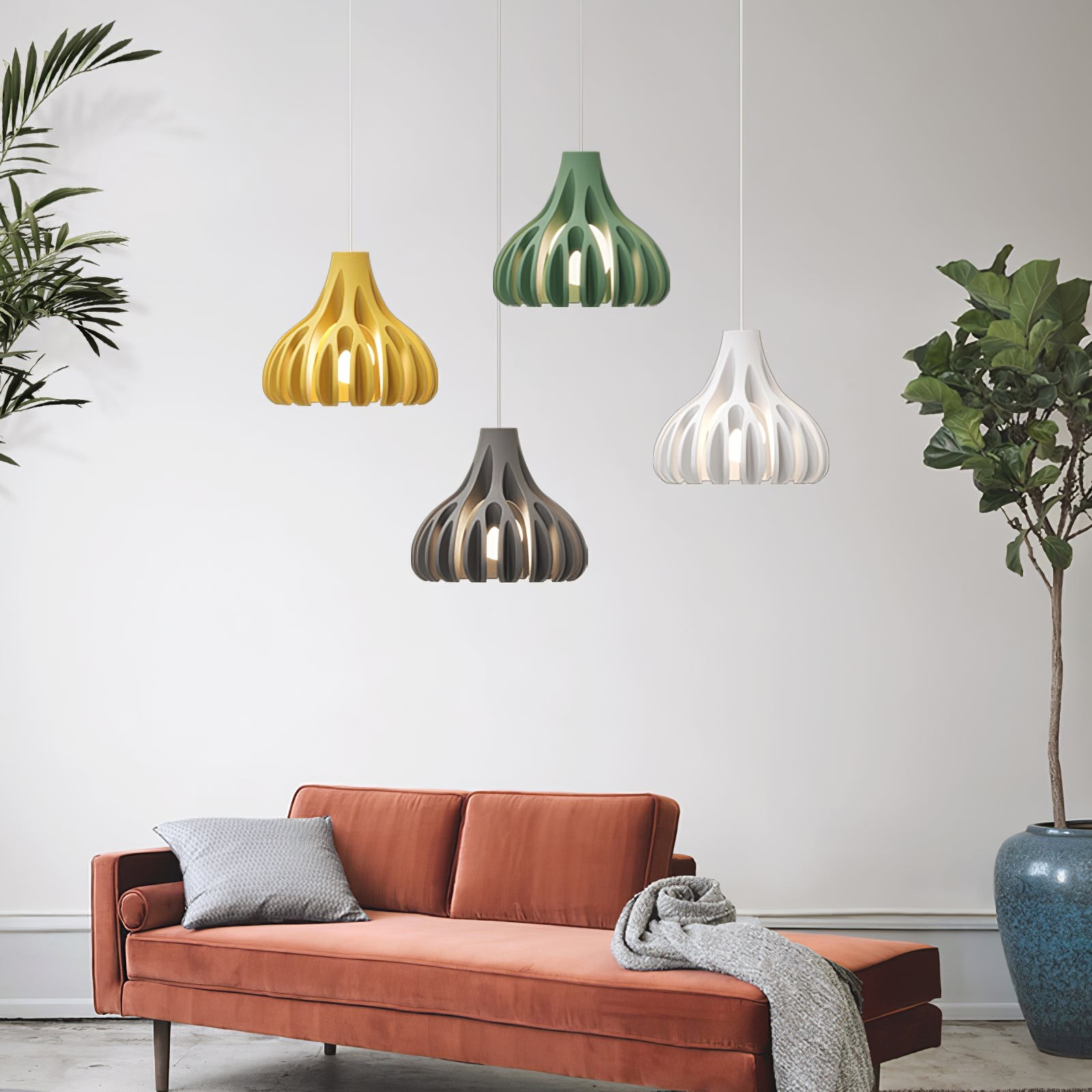 Coral Resin Pendant Lamp K1003