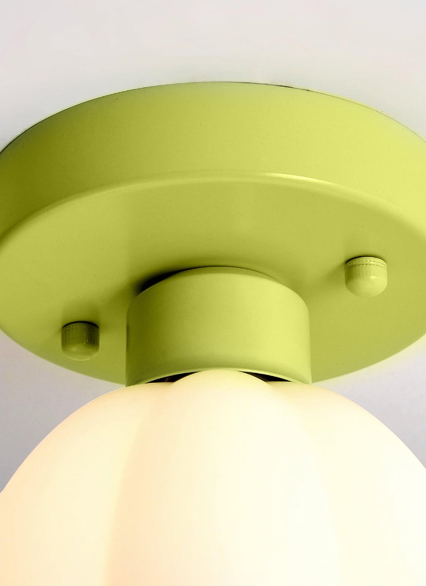 Flower Shaded Semi Flushmount Light K390