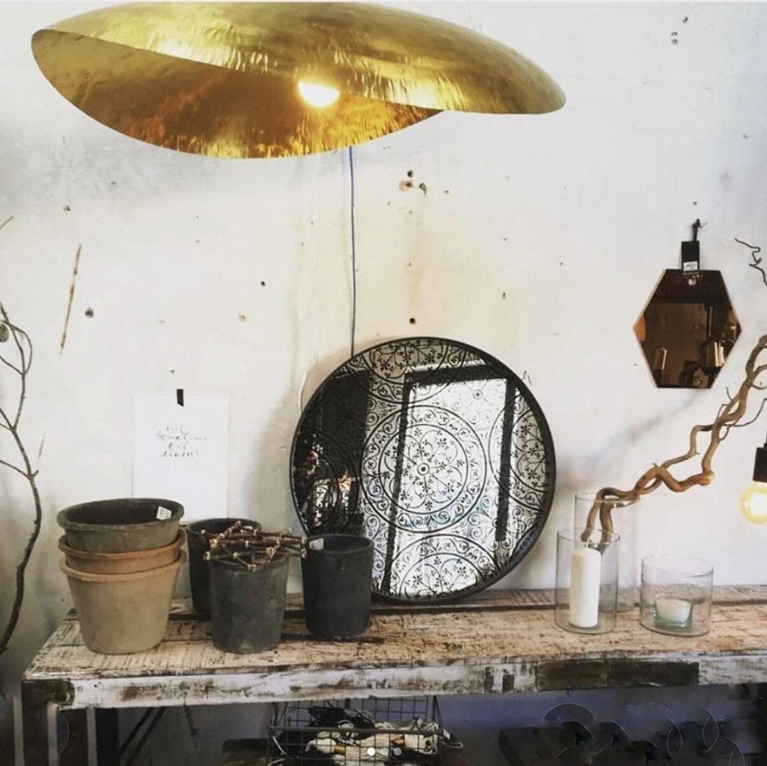 Hammered Brass Suspension Light K1205
