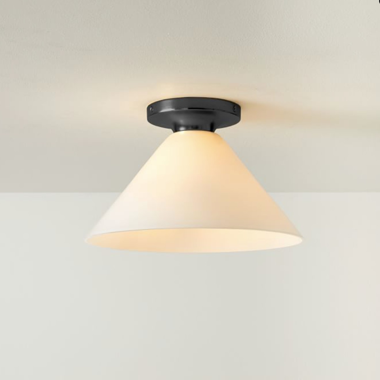 Conica Cone Flush Mount – Glass Ceiling Light for Modern Spaces K1396