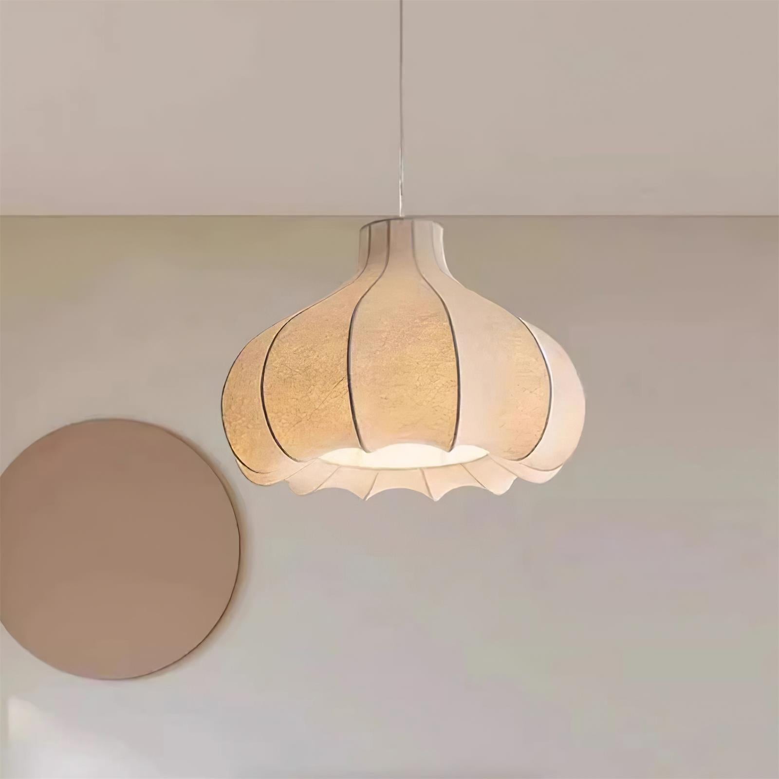 Onion Bubble Silk Pendant Lamp K531