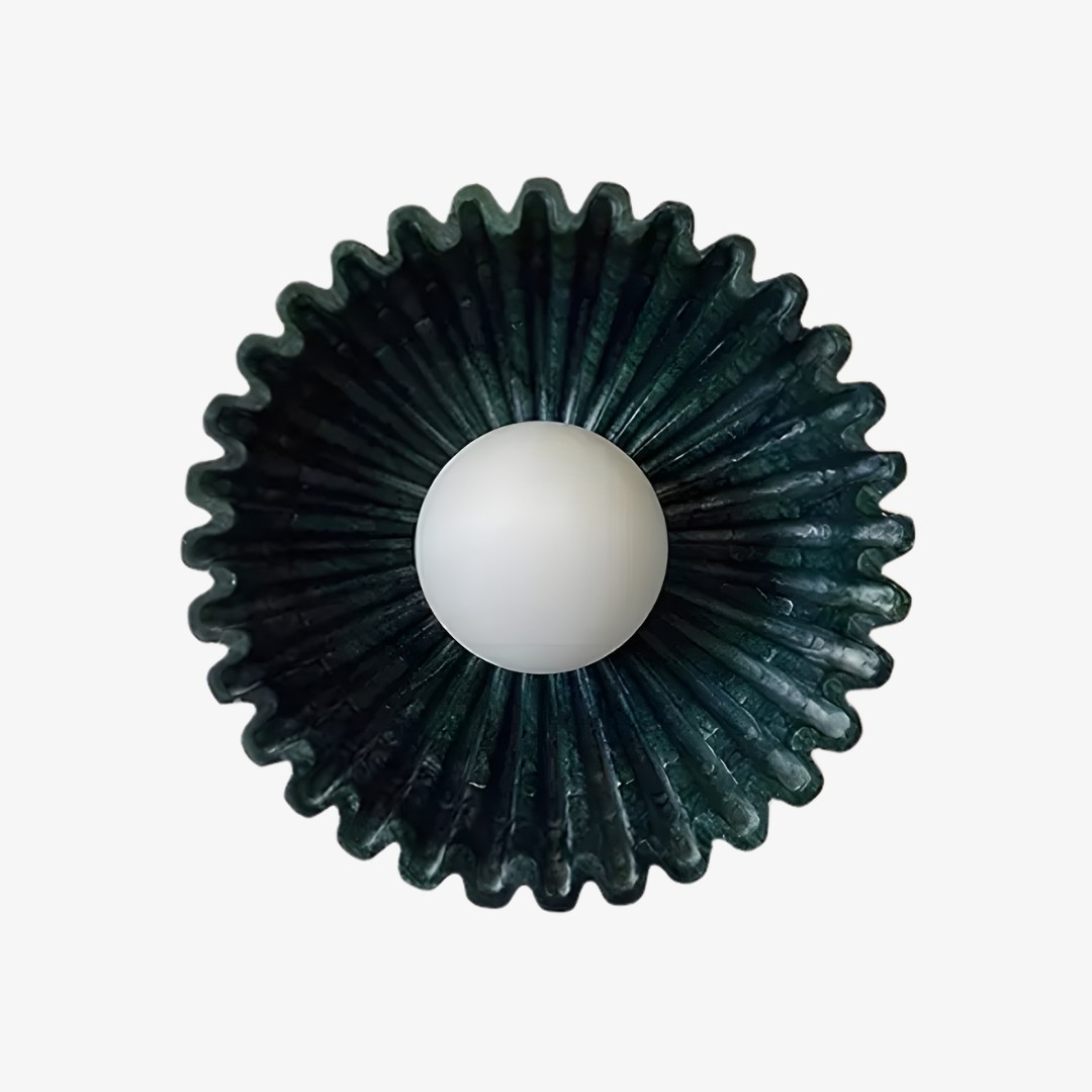 Flower Shaped Ceramic Wall Lamp - Soft Lighting for Bedroom and Hallway K259