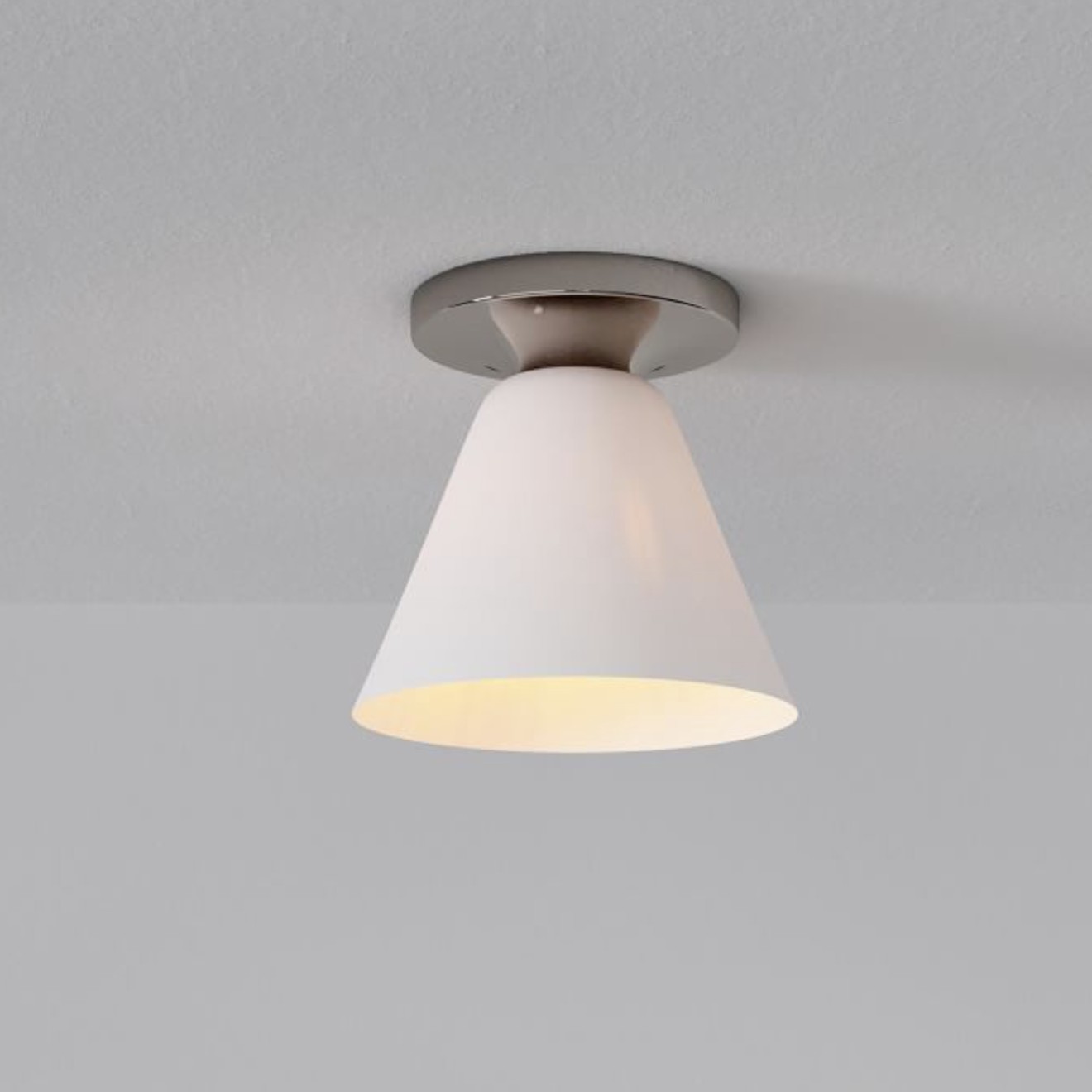 Conica Cone Flush Mount – Glass Ceiling Light for Modern Spaces K1396