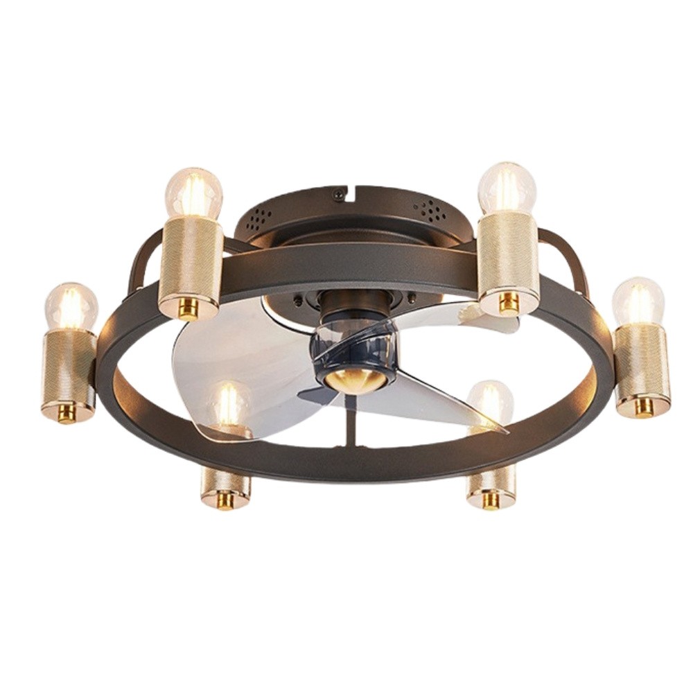 American Industrial Quiet Ceiling Fan Light K1108