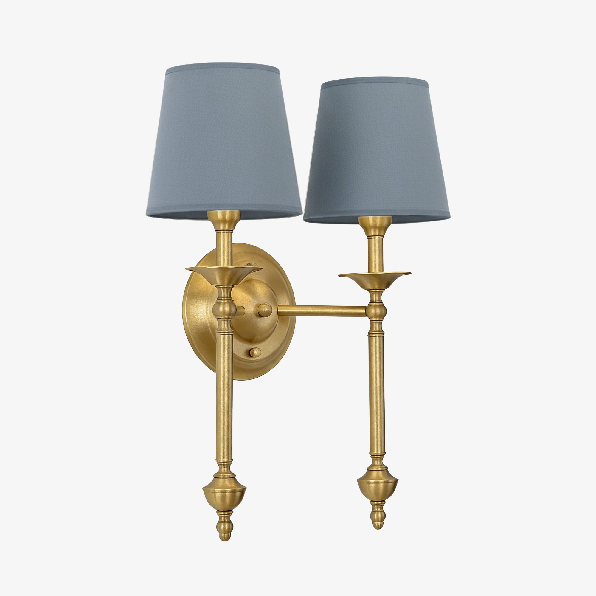 Arcuma Fabric Wall Sconce - Modern Copper Wall Light for Hallway K2353