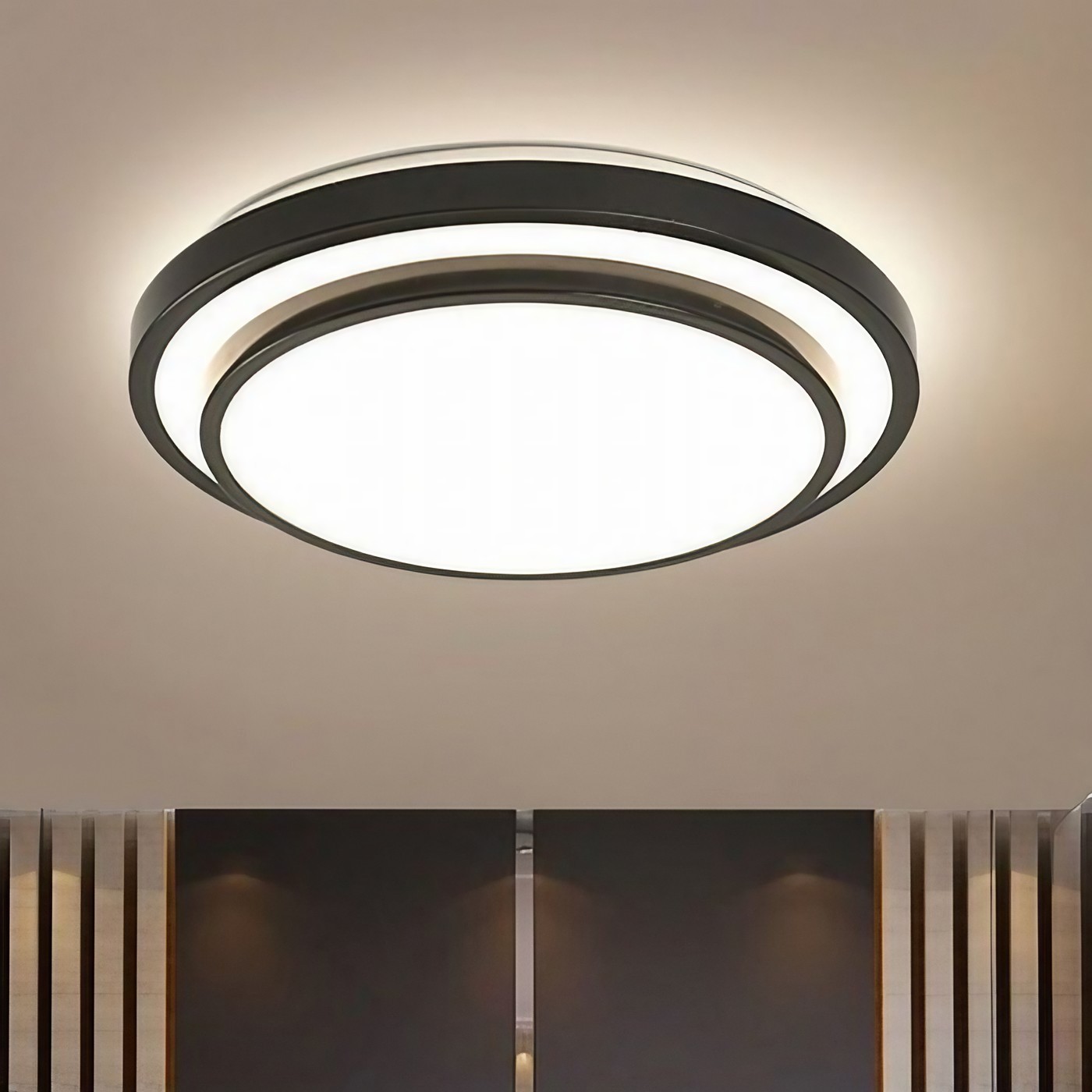 Modern Macaron Disc Flush Mount Ceiling Lamp K781