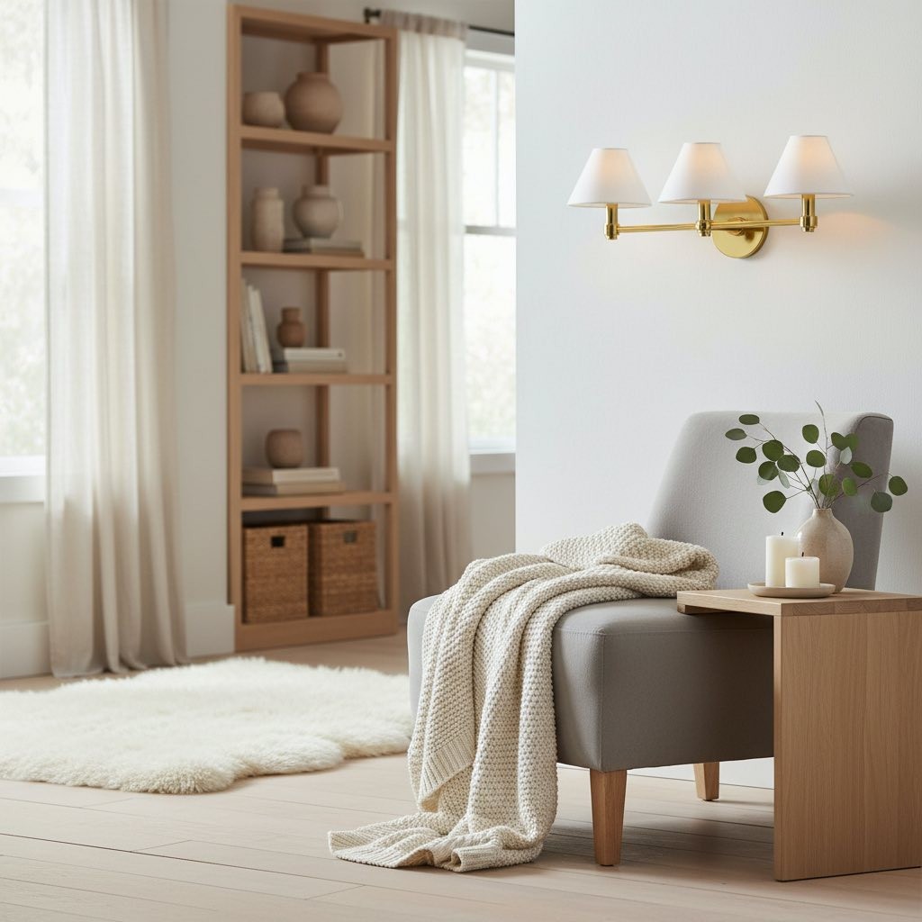 Roven Sculptural Wall Sconce - Modern Industrial Single or Triple Vanity Light for Bathroom & Hallway K1562