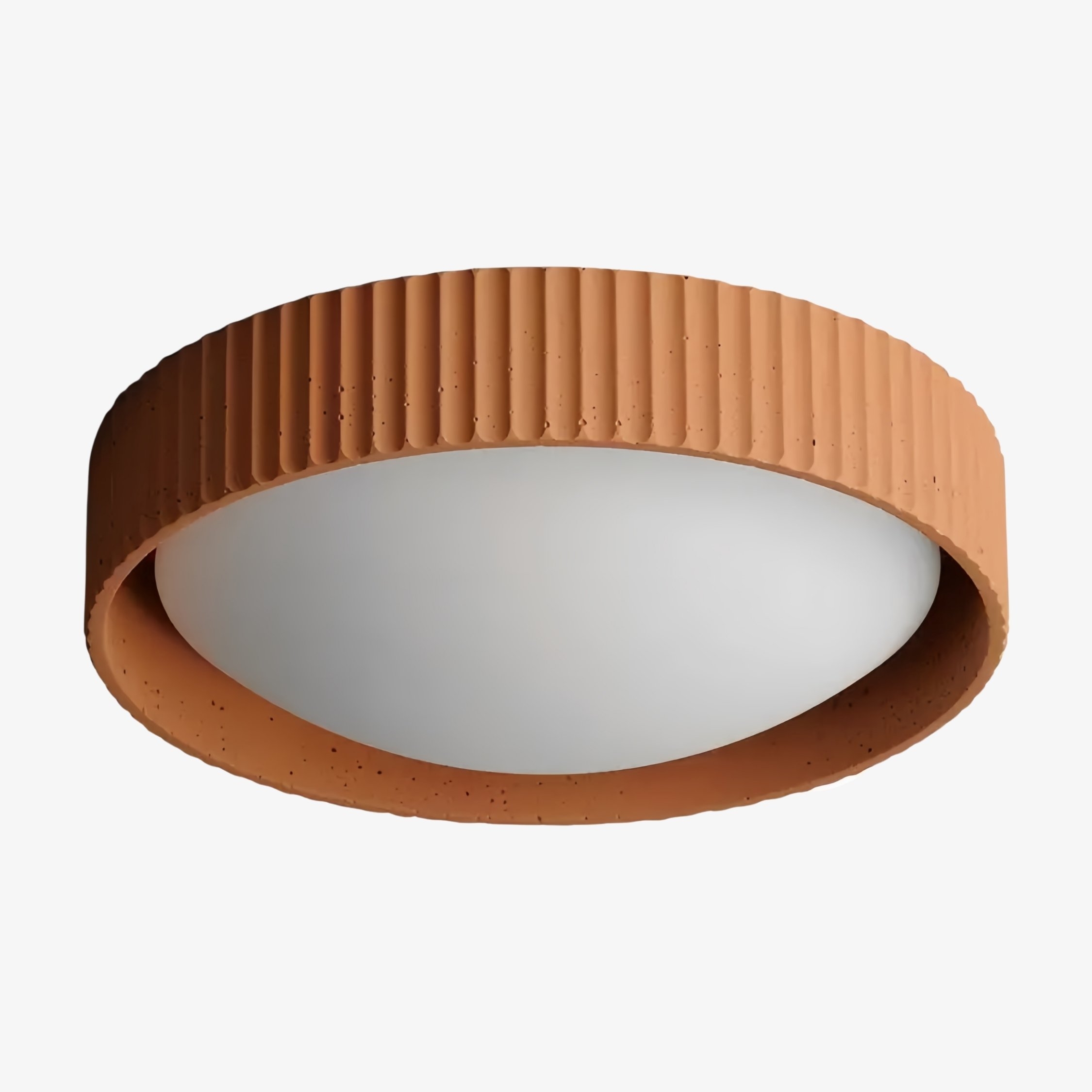Acrion Modern Round Acrylic Flush Mount Ceiling Lamp - Minimalist Fixture for Living Room K2348