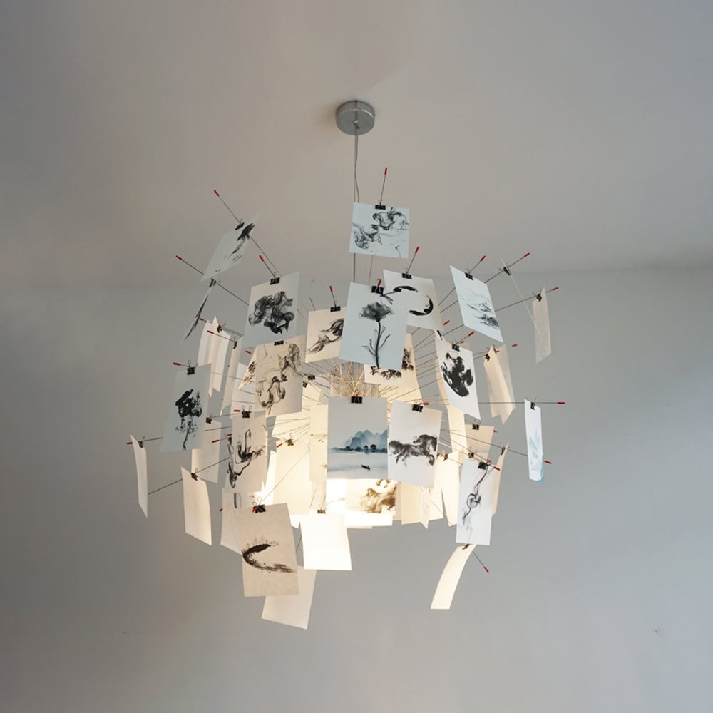 Renée Creative Picture Pendant Light Art Deco Bedroom Living Room K1263