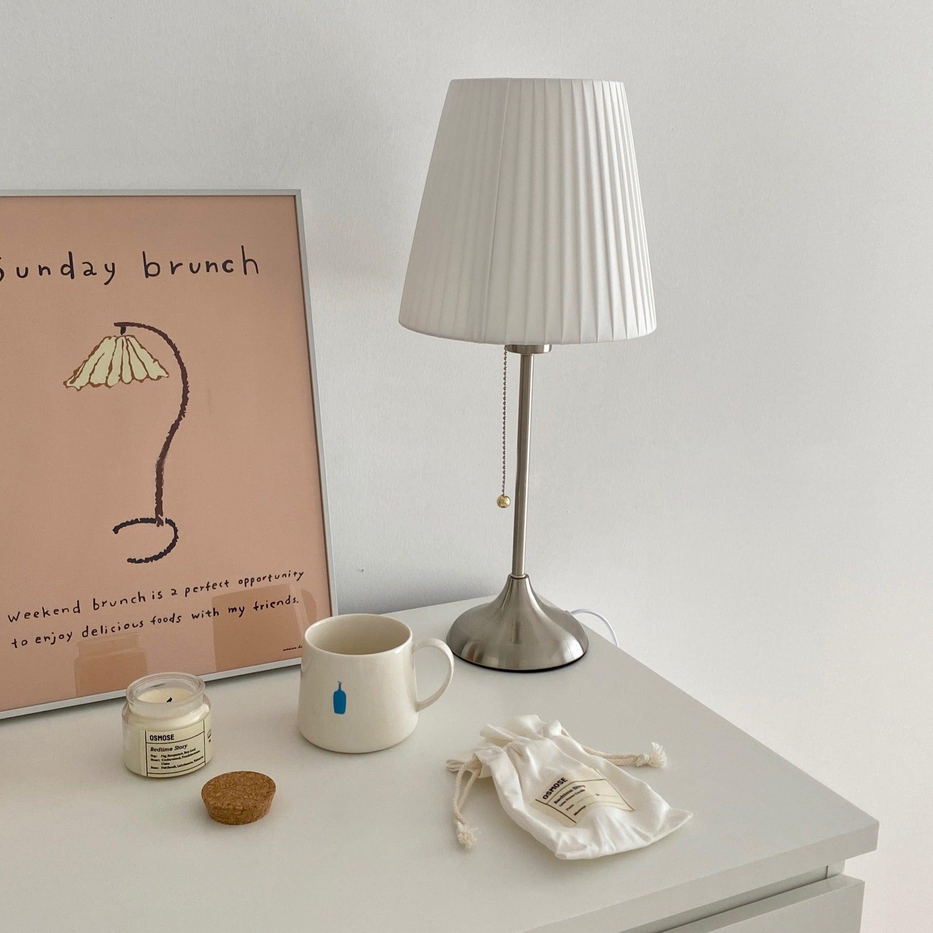 Metal Base Bedside Table Lamp K240