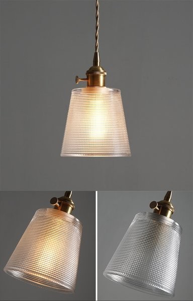 Clear glass pendant lights series