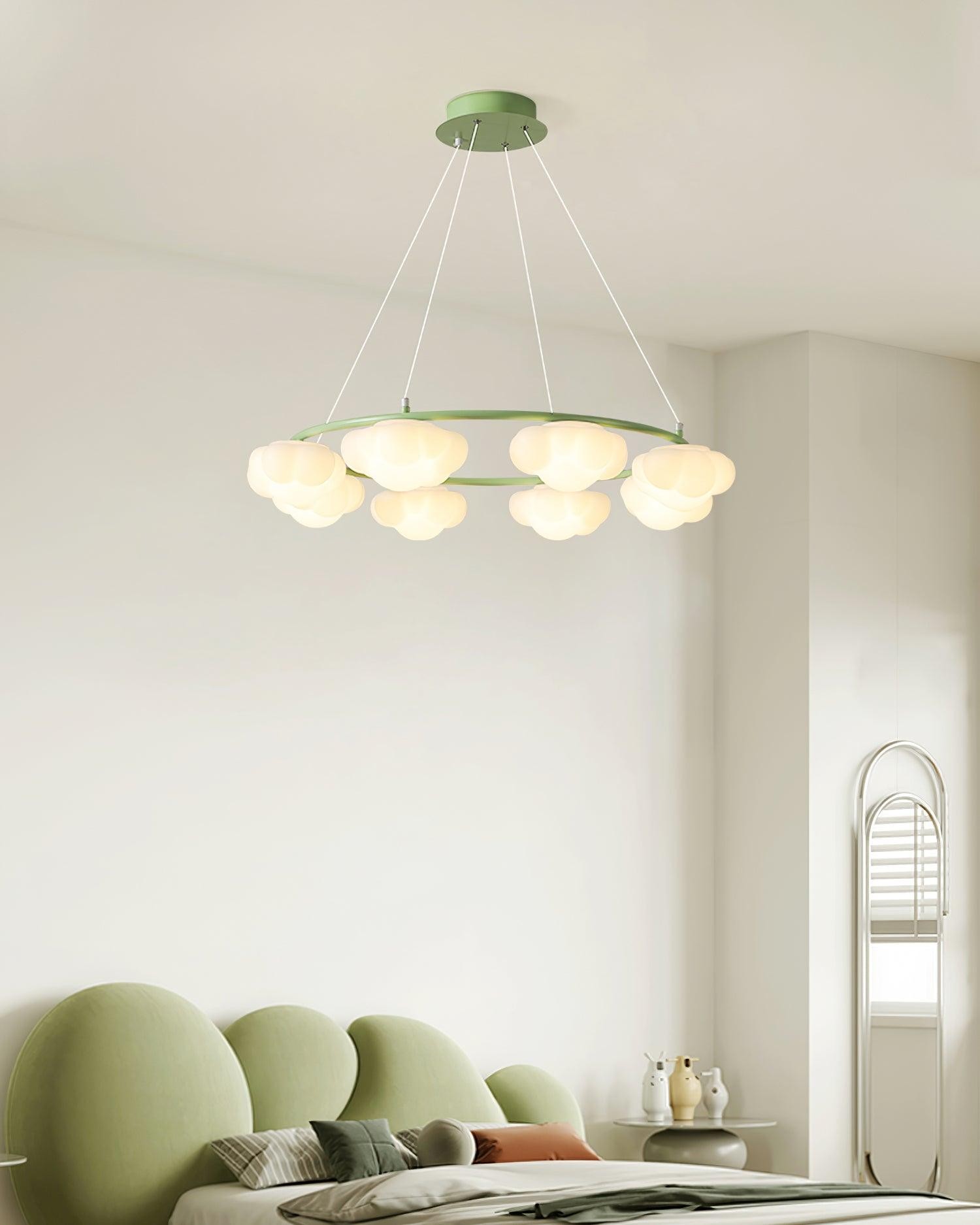 Cream Style Creative Personality Clouds Chandelier K696