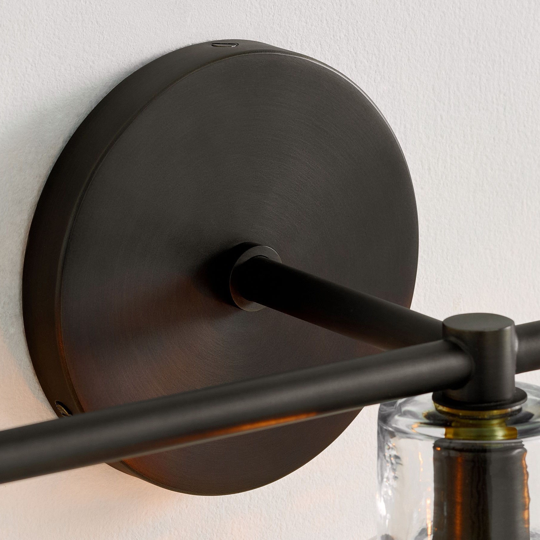 Glavira Recycled Glass Wall Sconce - Modern Brass Wall Lighting K1311