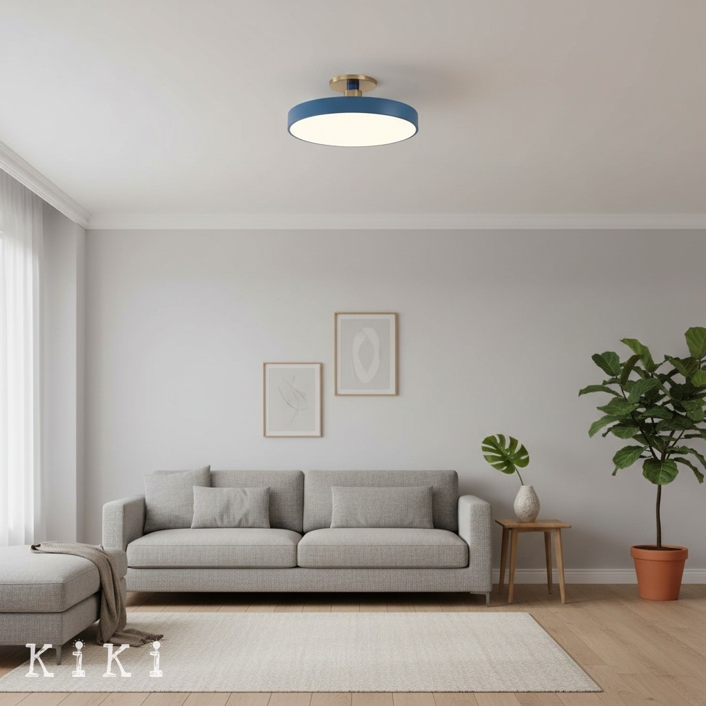 Ceilivon Minimalist Round Ceiling Light for Contemporary Sleek Interior Accent K2094