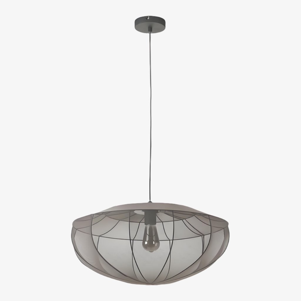 Lumifil Modern Mesh Pendant Light - Hanging Fabric Lghts are Suitable for Dining Rooms or Kitchen Islands K1752