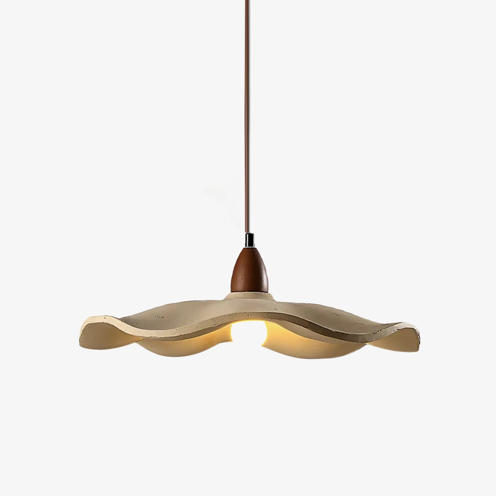 Japanese Wabi-Sabi Style Cement Wave Pendant Lamp K309