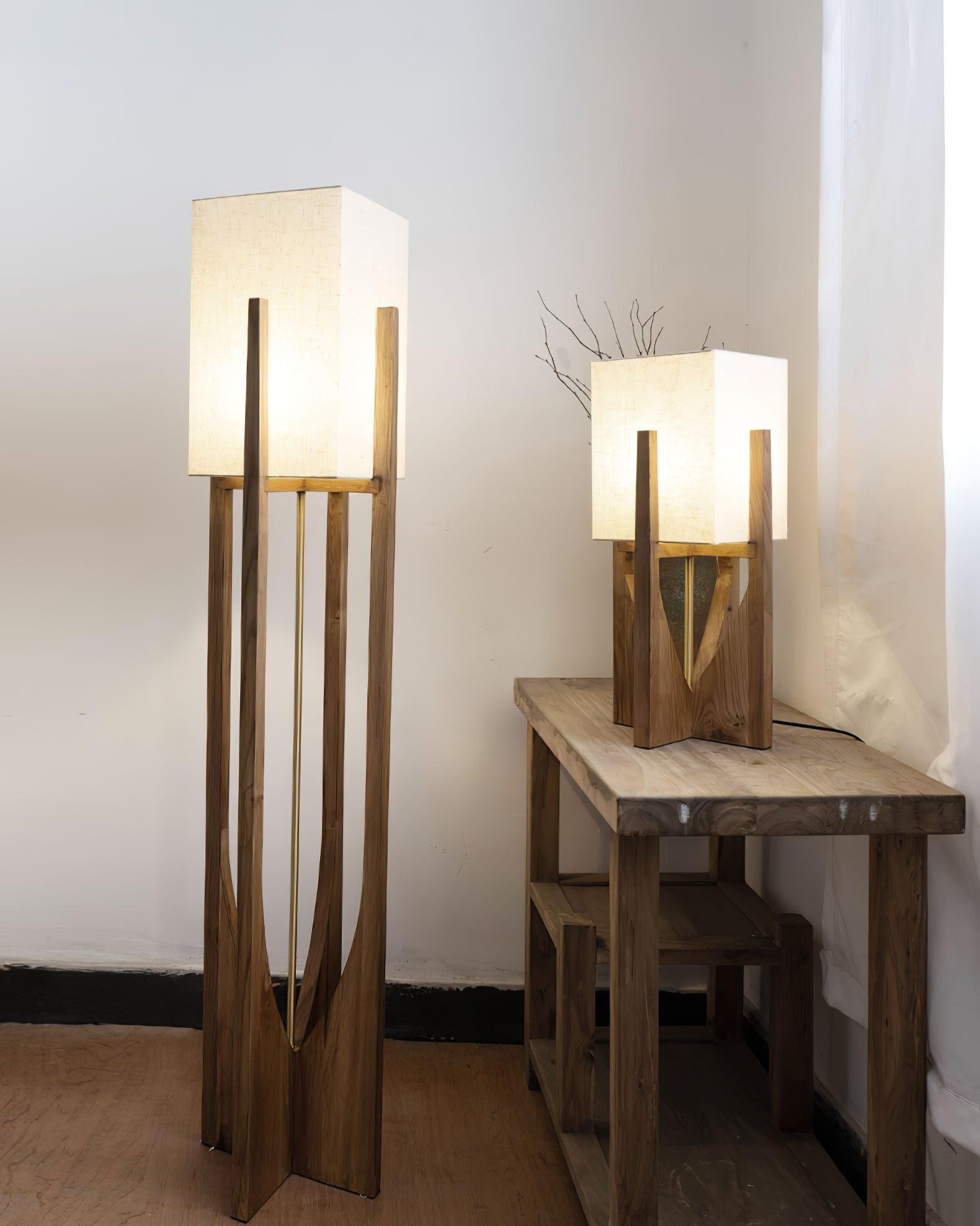 Vintage Wabi Style Floor Lamp K375