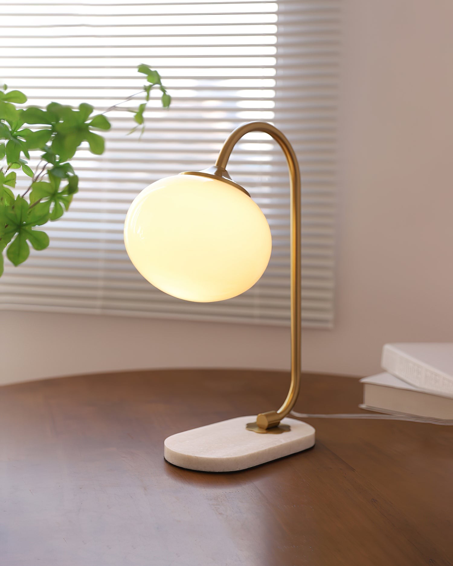 Nordic Mushroom Glass Bedside Table Lamp K629