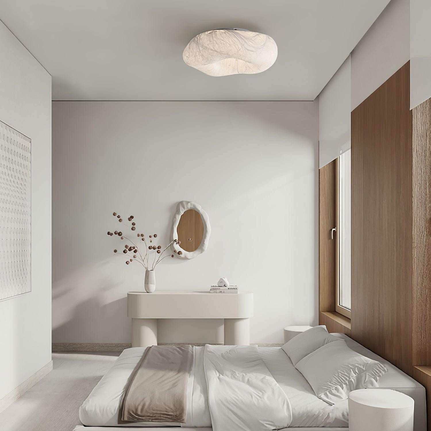 Modern Simple Silk LED Living Room Ceiling Lamp K780